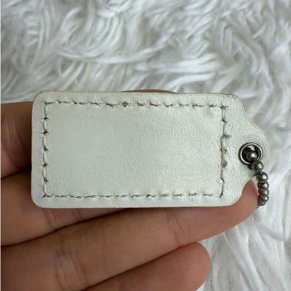 1.5" COACH  Fob Bag Charm Hang tag Hangtag - Picture 2 of 2